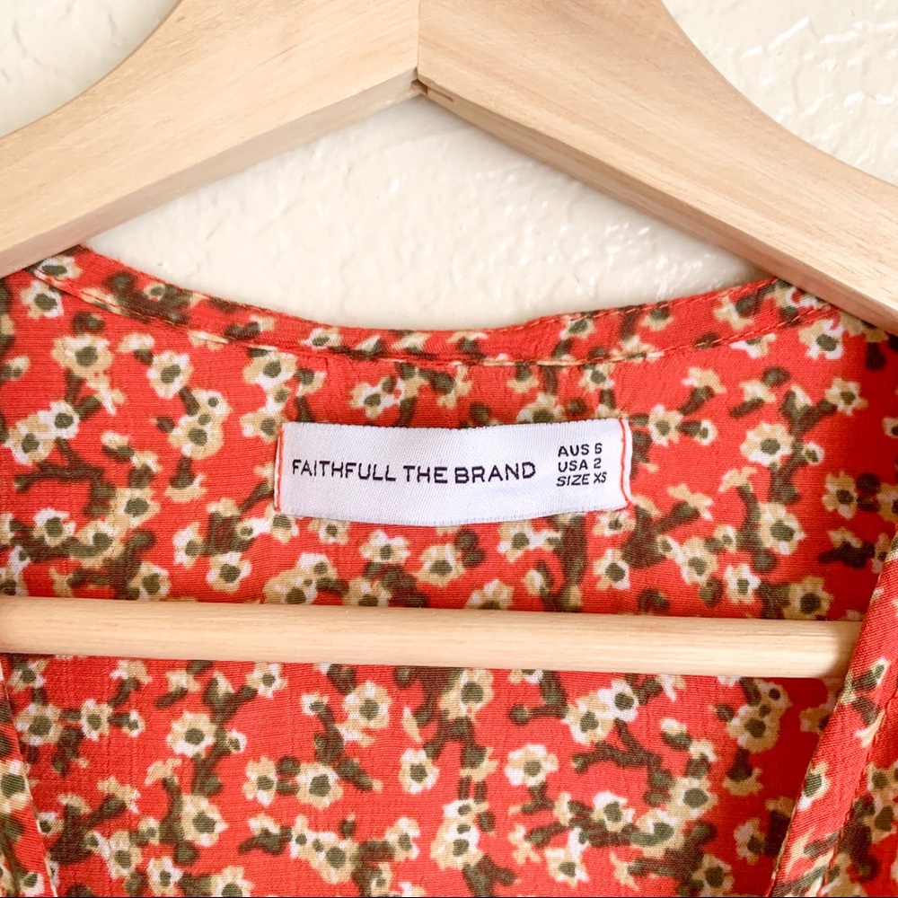 Faithful The Brand Floral Cusco Playsuit Romper - Picture 5 of 5